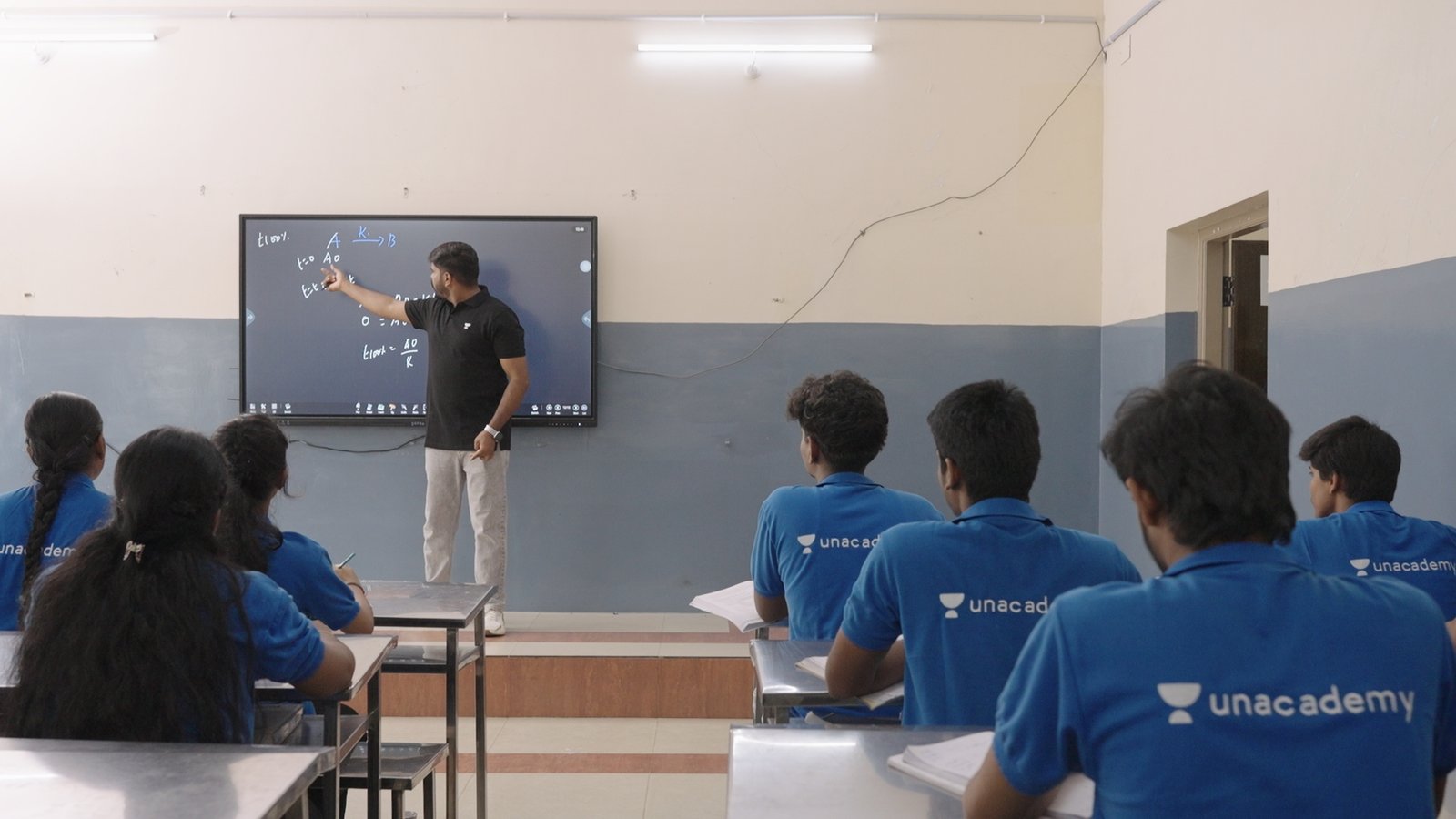 Smart classroom with interactive board